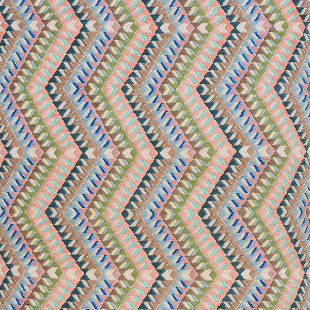 Amates Hand Woven Brocade Chalked 79221 by Schumacher Designer Fabric A RUM FELLOW BROCADES See Sample GUATEMALA LIGHT DURABILITY </p><p>Repeat: Horizontal: 4" (10CM) and Vertical: 7 1/2" (19CM) 19" (48CM) - Swanky Fabrics -