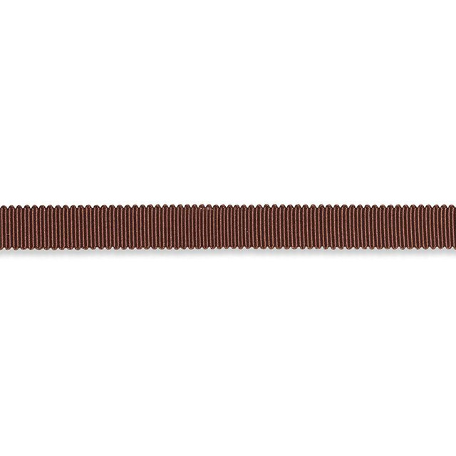 Pierre Silk Gimp Narrow Brown 74650 by Schumacher Designer Trim Perfect Basics: Trims - Swanky Fabrics -