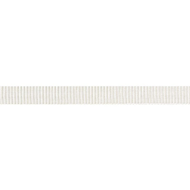 Narrow Faille Tape Ivory 74980 by Schumacher Designer Trim Couture Trims - Swanky Fabrics -