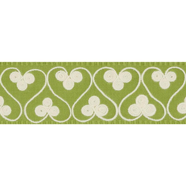 Coquette Tape Leaf 72741 by Schumacher Designer Trim Once Upon A Time 1.5" - Swanky Fabrics -
