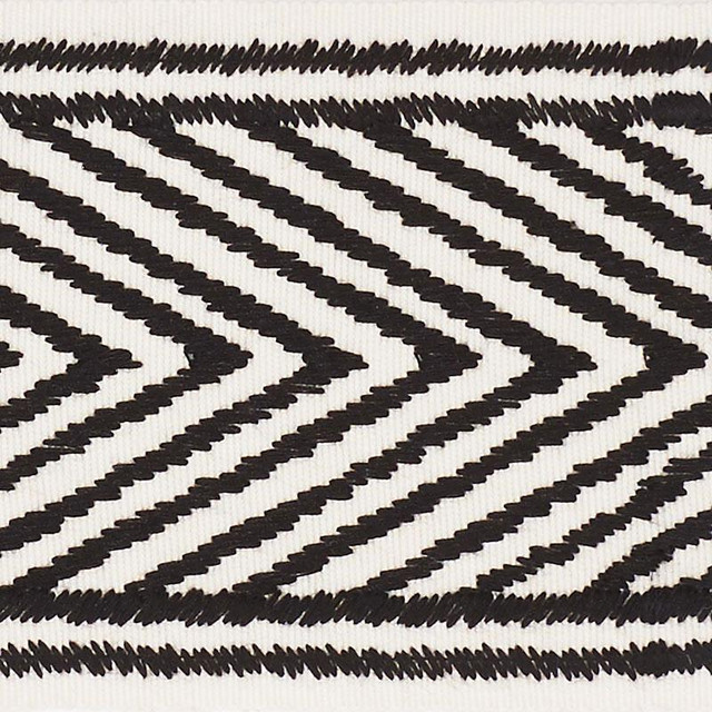 Nicholson Tape Jet 69960 by Schumacher Designer Trim Clique 2.75" - Swanky Fabrics -