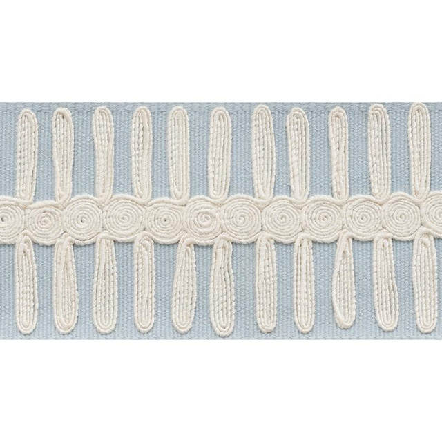 Castille Tape Sky 70744 by Schumacher Designer Trim Statement Tapes - Swanky Fabrics - Castille Tape Sky 70744 by Schumacher Designer Trim Statement Tapes - Swanky Fabrics -