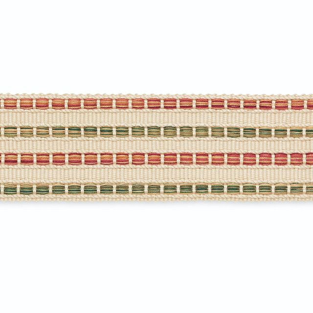 Martha Braid Sage/Berry/Beige B215-2 by Schumacher Designer Trim SCHUMACHER TRIM PROGRAM See Sample UNITED STATES OF AMERICA TO BE DETERMINED </p><p>Repeat: Horizontal: - and Vertical: - 1 3/8" WIDE (3CM) - Swanky Fabrics -