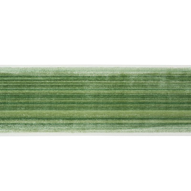 Gaspard Velvet Tape Wide Emerald 74244 by Schumacher Designer Trim Statement Trims - Swanky Fabrics - Gaspard Velvet Tape Wide Emerald 74244 by Schumacher Designer Trim Statement Trims - Swanky Fabrics -