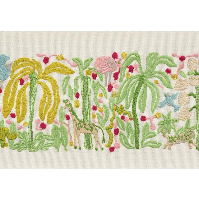 Rousseau Tape Citron 74320 by Schumacher Designer Trim Statement Tapes 8.0" - Swanky Fabrics -