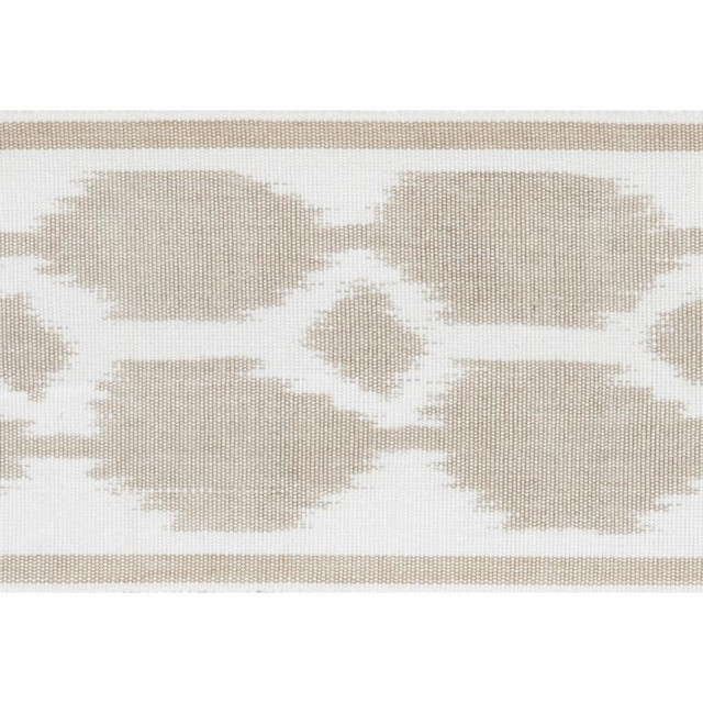 Telia Tape Sand 73693 by Schumacher Designer Trim Statement Tapes 3.5" - Swanky Fabrics -