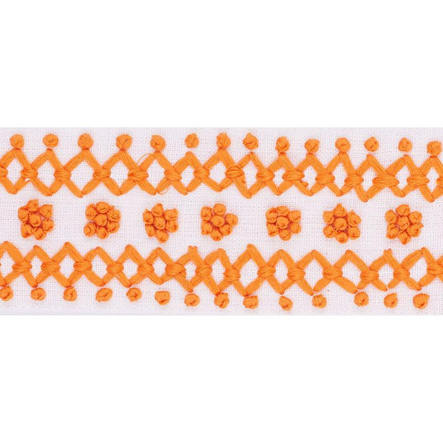 Sunnyvale Tape Orange 70632 by Schumacher Designer Trim Couture Trims - Swanky Fabrics -
