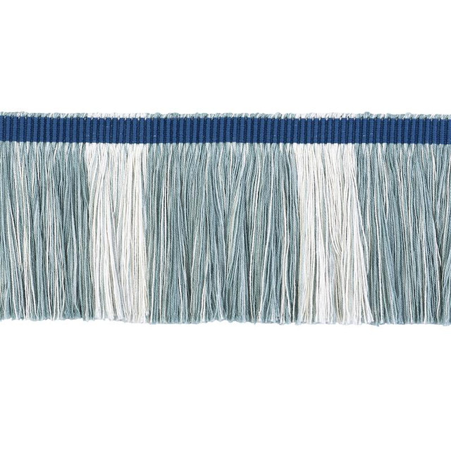 Calcada Fringe Mineral 78981 by Schumacher Designer Trim Stephanie Seal Brown - Swanky Fabrics - Calcada Fringe Mineral 78981 by Schumacher Designer Trim Stephanie Seal Brown - Swanky Fabrics -