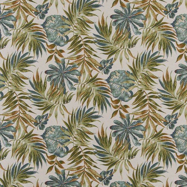 CB800-245 by Charlotte Designer Fabric Blue, Green and Teal 70% Polyester, 30% Cotton Spain Exceeds 50,000 Wyzenbeek Rubs (Heavy Duty) Horizontal 28" x Vertical 23.5" 54 Inches - Swanky Fabrics -