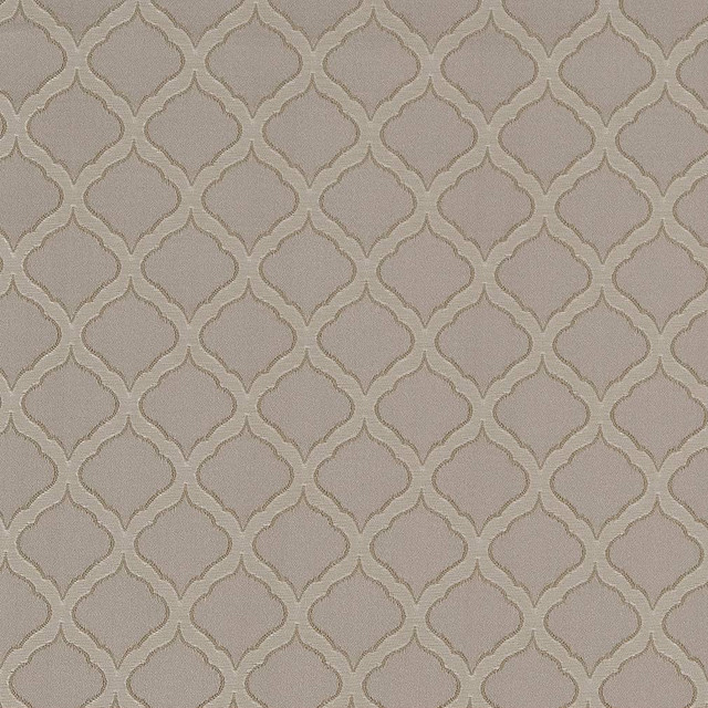 D1534 Pewter Ogee by Charlotte Designer Fabric Elegant Damasks 100% Woven Polyester Turkey Exceeds 50,000 Wyzenbeek Rubs (Heavy Duty) Horizontal 2" x Vertical 2" 54 Inches - Swanky Fabrics -