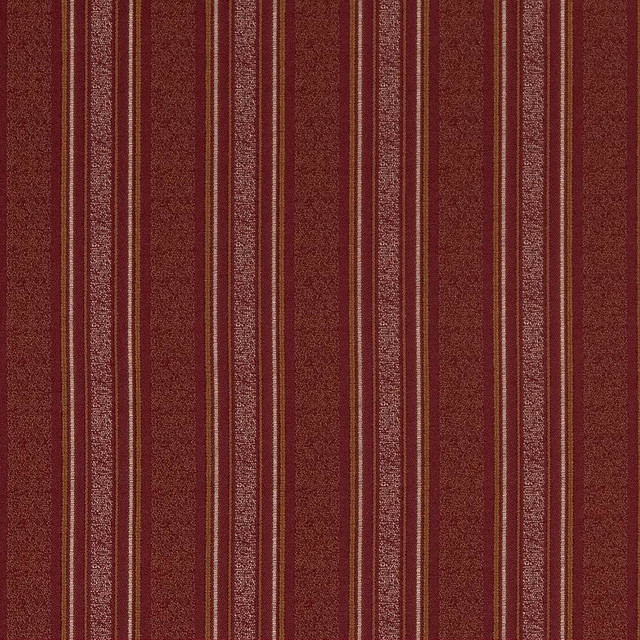 D1539 Merlot Stripe by Charlotte Designer Fabric Elegant Damasks 100% Woven Polyester Turkey Exceeds 50,000 Wyzenbeek Rubs (Heavy Duty) Horizontal 2.25" 54 Inches - Swanky Fabrics -