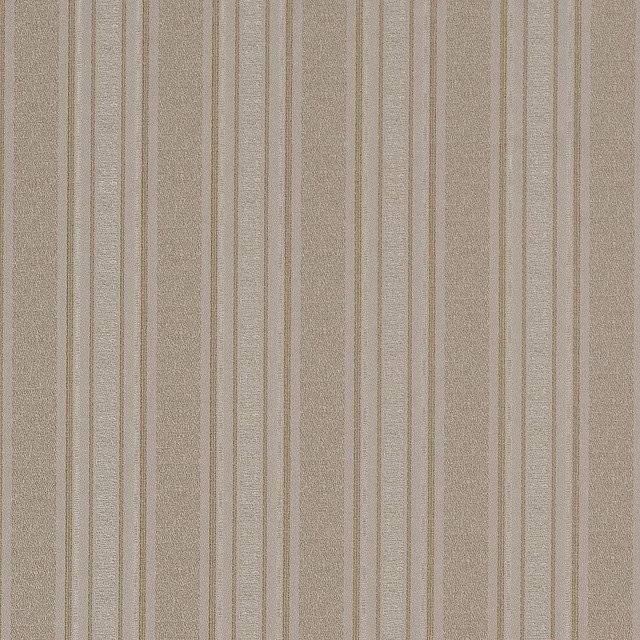 D1542 Pewter Stripe by Charlotte Designer Fabric Elegant Damasks 100% Woven Polyester Turkey Exceeds 50,000 Wyzenbeek Rubs (Heavy Duty) Horizontal 2.25" 54 Inches - Swanky Fabrics -