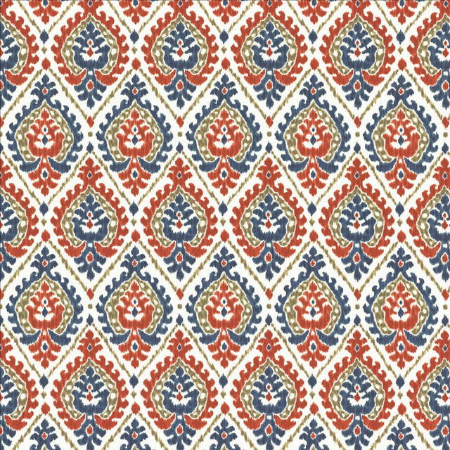 Alluring Americana by Kasmir Designer Fabric 1468 100% Cotton
 SPAIN </p><p>Repeat: Horizontal: 6 6/8 inches and Vertical: 13 4/8 inches 54 - Swanky Fabrics -