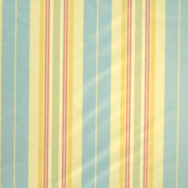 Ashley Stripe/Blue, Gold & Beige 0024-001 by Old World Weavers Designer Fabric 100% SILK INDIA LIGHT DUTY Horizontal: 0" and Vertical: 55" - Swanky Fabrics -