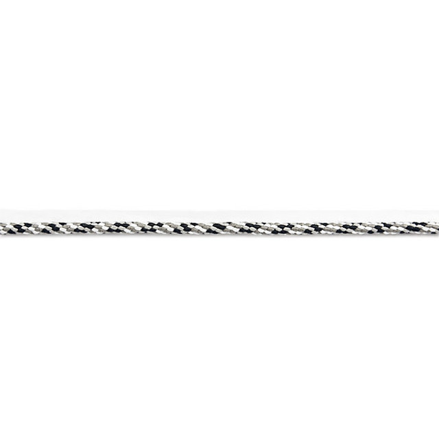 Obi Cord/Newsprint C317-008 by Scalamandre Trim Designer Trim PACIFICA 51% COTTON 40% FIBRANNE 9% POLYESTER CHINA MEDIUM DUTY Horizontal: 1.5" and Vertical: 0" 0.50" - Swanky Fabrics -