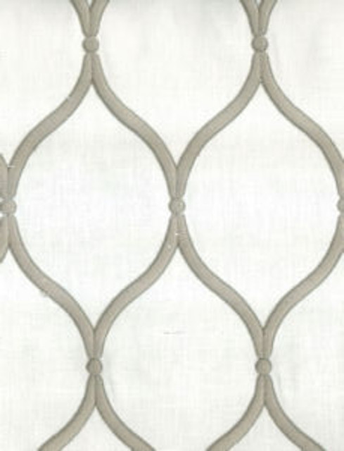 Bambi Ivory Flax by Norbar Designer Fabric GALLERY 55% COTTON 40% POLYESTER 7 3/4"V 4"H 54" - Swanky Fabrics -