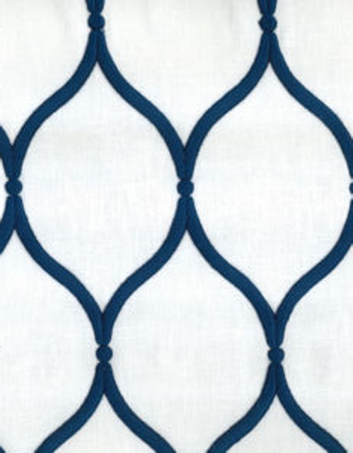 Bambi White Navy by Norbar Designer Fabric GALLERY 55% COTTON 40% POLYESTER 7 3/4"V 4"H 54" - Swanky Fabrics - Bambi White Navy by Norbar Designer Fabric GALLERY 55% COTTON 40% POLYESTER 7 3/4"V 4"H 54" - Swanky Fabrics -