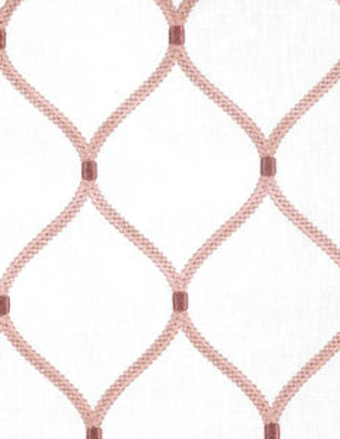 Bimini White Blush by Norbar Designer Fabric GALLERY 55% COTTON 20% RAYON 20% POLYESTER INDIA 6 1/4"V 4 1/4"H 54 - Swanky Fabrics -