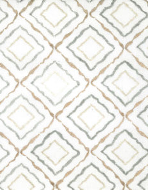 Serene Bronze Grey 4 by Norbar Designer Fabric GALLERY 60% COTTON 40% LINEN INDIA 8 7/8"V 4"H 52" - Swanky Fabrics -