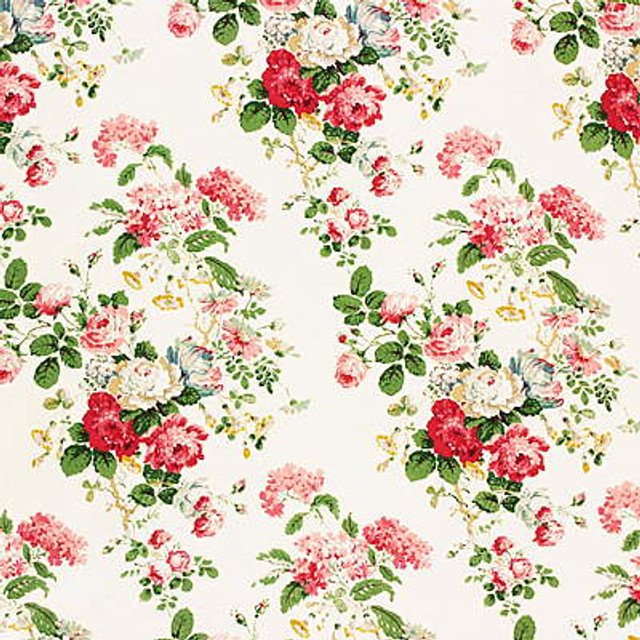 Mayfield Cotton Cream by Lee Jofa Designer Fabric - COTTON - 100% Thailand MEDIUM Horizontal: 24 and Vertical: 47.5 48 - Swanky Fabrics -