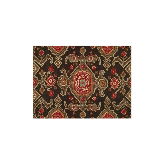 Perseus Print Black by Lee Jofa Designer Fabric ERIC COHLER LODGE LINEN - 100% Thailand - Horizontal: 26.25 and Vertical: 19.5 52.5 - Swanky Fabrics -