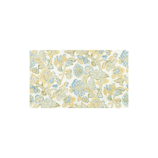 La Cinta Lemon/Blue by Lee Jofa Designer Fabric VERDMONT COLLECTION LINEN - 88%;NYLON - 12% United Kingdom MEDIUM Horizontal: - and Vertical: 32.25 54 - Swanky Fabrics -