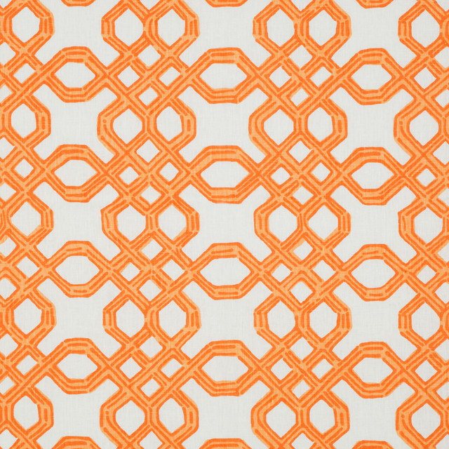 Well Connected Clementine by Lee Jofa Designer Fabric LILLY PULITZER II LINEN - 100% China MEDIUM Horizontal: 18 and Vertical: 18 54 - Swanky Fabrics -
