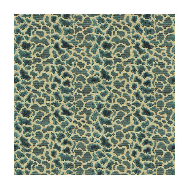 Timbuktu Velvet Blue by Lee Jofa Designer Fabric PARISH-HADLEY VISCOSE - 51%;COTTON - 31%;LINEN - 18% India HEAVY Horizontal: 8.75 and Vertical: 7.5 54 - Swanky Fabrics -