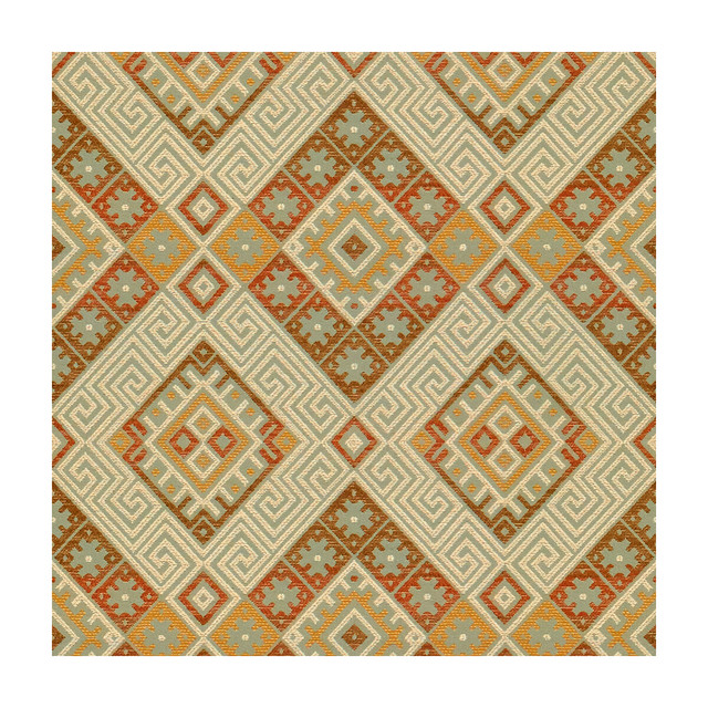 Kassa Sagebrush by Kravet Design Designer Fabric MUSEUM OF NEW MEXICO RAYON - 44%;COTTON - 40%;POLYESTER - 15%;NYLON - 1% United States HEAVY Horizontal: 9.5 and Vertical: 12.5 56.5 - Swanky Fabrics -