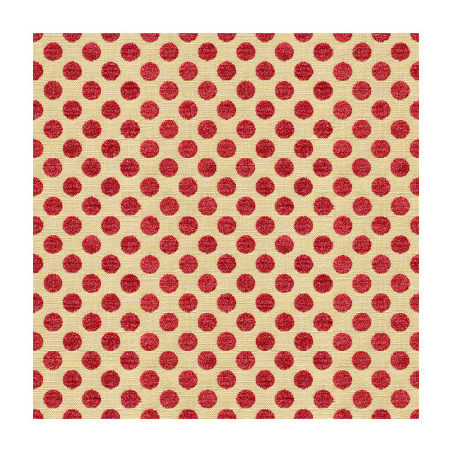 Posie Dot Lipstick by Kravet Design Designer Fabric KATE SPADE CLASSICS VISCOSE - 59%;COTTON - 21%;POLYESTER - 20% Turkey MEDIUM Horizontal: 1.5 and Vertical: 54 - Swanky Fabrics -