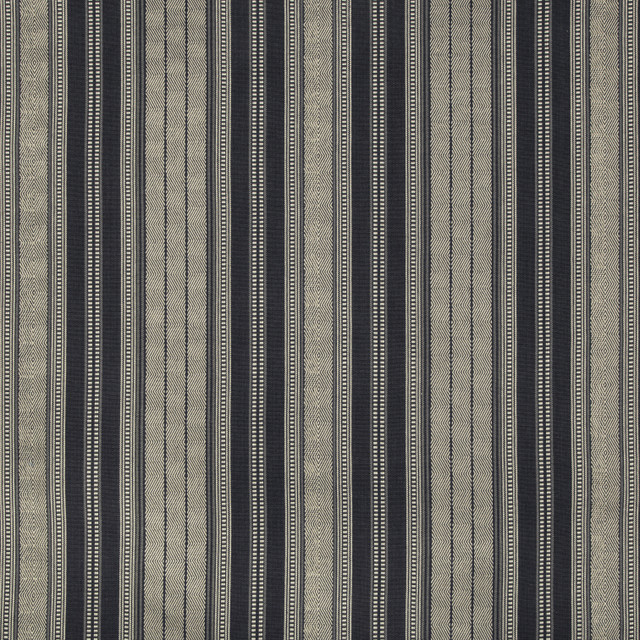 Lule Stripe Indigo by Kravet Design Designer Fabric BARCLAY BUTERA SAGAMORE COTTON - 100% India MEDIUM Horizontal: 13.25 and Vertical: 2 54 - Swanky Fabrics -