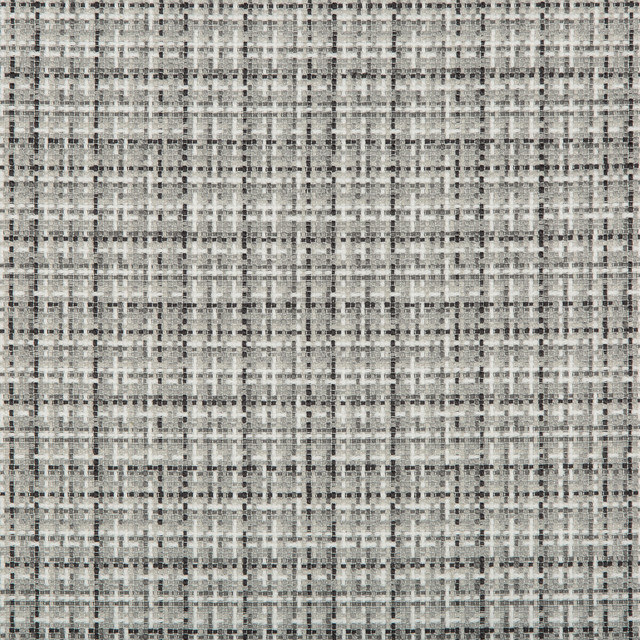 Checkerton Graphite by Kravet Basics Designer Fabric BERMUDA COTTON - 89%;POLYESTER - 11% India HEAVY Horizontal: 2.14 and Vertical: 2.3 54 - Swanky Fabrics -