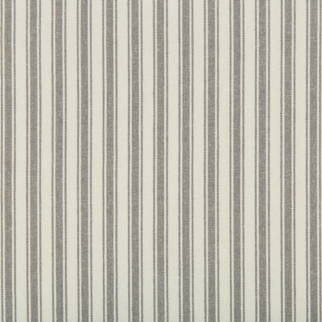 Seastripe Graphite by Kravet Basics Designer Fabric BERMUDA COTTON - 100% China HEAVY Horizontal: - and Vertical: - 54 - Swanky Fabrics -