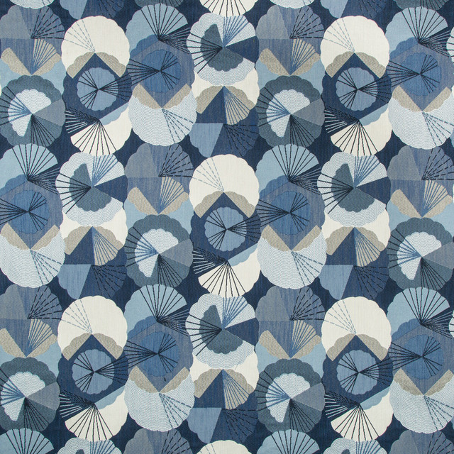 35581-5 by Kravet Design Designer Fabric - RAYON - 56%;POLYESTER - 35%;COTTON - 9% United States HEAVY Horizontal: 29 and Vertical: 28.5 58 - Swanky Fabrics -