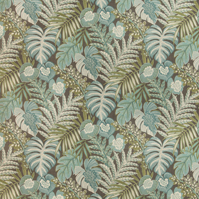 Sanur Aloe by Kravet Design Designer Fabric INDOOR / OUTDOOR ACRYLIC - 79%;POLYESTER - 21% China MEDIUM Horizontal: 28.5 and Vertical: 28 54 - Swanky Fabrics -