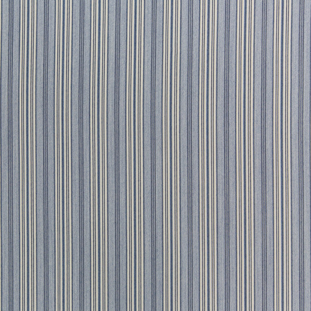 Hull Stripe Chambray by Kravet Design Designer Fabric INDOOR / OUTDOOR ACRYLIC - 66%;POLYESTER - 34% China HEAVY Horizontal: 1.75 and Vertical: 0 54 - Swanky Fabrics -