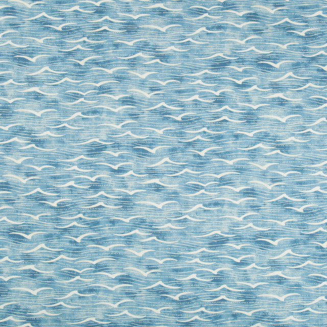 Angelus Ocean by Kravet Basics Designer Fabric JEFFREY ALAN MARKS OCEANVIEW COTTON - 90%;LINEN - 10% Pakistan MEDIUM Horizontal: 18 and Vertical: 13.5 54.5 - Swanky Fabrics -