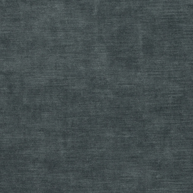 Essential Velvet Slate by G P & J Baker Designer Fabric ESSENTIAL COLOURS VISCOSE - 51%;COTTON - 40%;POLYESTER - 9% Italy HEAVY Horizontal: - and Vertical: - 55.16 - Swanky Fabrics -