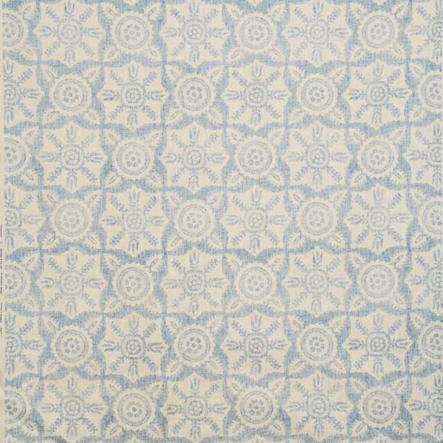 Rossmore Ii Aqua by Lee Jofa Designer Fabric BLITHFIELD LINEN - 100% United Kingdom - Horizontal: 15 and Vertical: 15 52.75 - Swanky Fabrics -