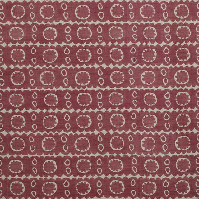 Osborne Red by Lee Jofa Designer Fabric BLITHFIELD LINEN - 100% Thailand - Horizontal: 26.25 and Vertical: 17.25 52.5 - Swanky Fabrics -