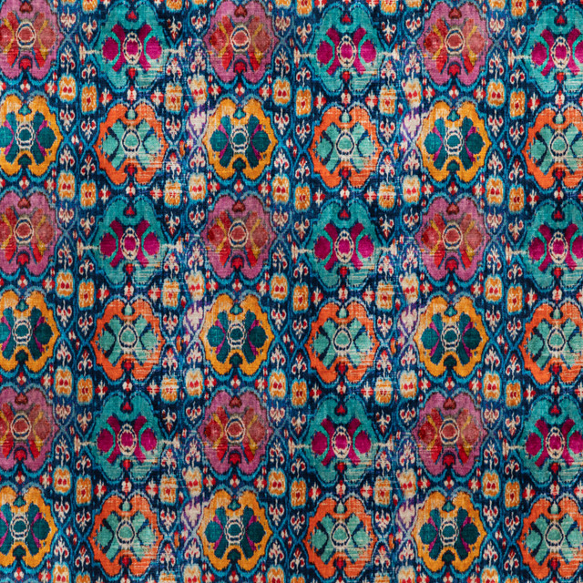 Petropolis Jewel by G P & J Baker Designer Fabric SIGNATURE VELVETS VISCOSE - 55%;COTTON - 45% Italy - Horizontal: 11.032 and Vertical: 10.244 55.16 - Swanky Fabrics -
