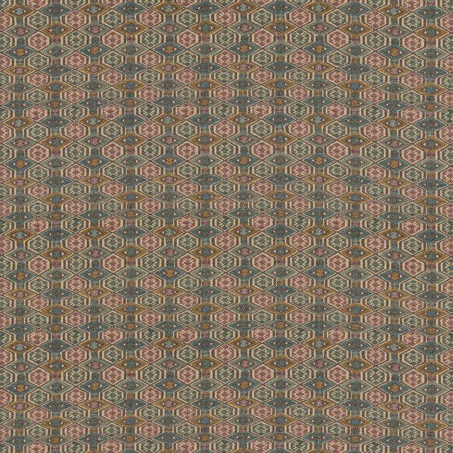 Balfour Teal by G P & J Baker Designer Fabric CHIFU VISCOSE - 82%;LINEN - 18% United Kingdom HEAVY Horizontal: 4.334 and Vertical: 6.698 53.978 - Swanky Fabrics -