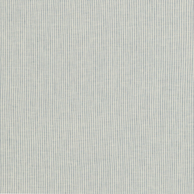 Nala Ticking Sky by Threads Designer Fabric NALA LINENS LINEN - 100% Italy - Horizontal: - and Vertical: - 120.17 - Swanky Fabrics -