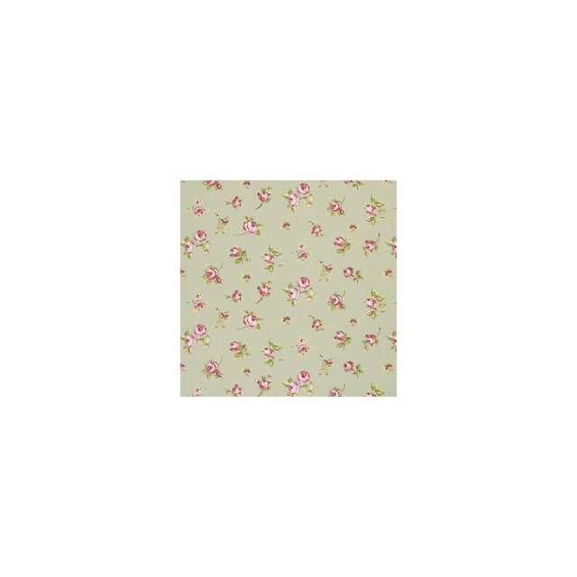 Rosebud Sage by Clarke And Clarke Designer Fabric CLARKE & CLARKE VINTAGE CLASSICS COTTON - 100% United Kingdom MEDIUM Horizontal: 13.39 and Vertical: 6.3 54 - Swanky Fabrics -