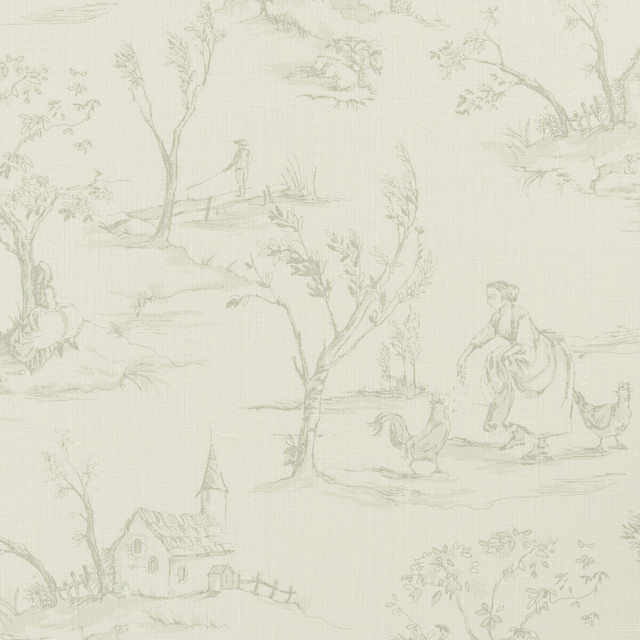 Helena Sage by Clarke And Clarke Designer Fabric CLARKE & CLARKE CLARISSE FABRICS LINEN - 100% Turkey MEDIUM Horizontal: 13.62 and Vertical: 25.2 55 - Swanky Fabrics -