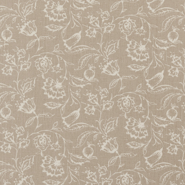 Marie Linen by Clarke And Clarke Designer Fabric CLARKE & CLARKE CLARISSE FABRICS LINEN - 100% Turkey MEDIUM Horizontal: 6.81 and Vertical: 6.3 55 - Swanky Fabrics -