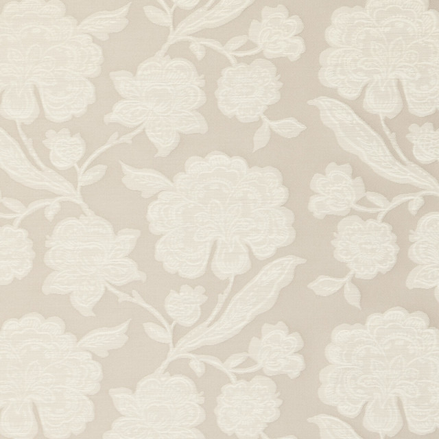 Downham Natural by Clarke And Clarke Designer Fabric CLARKE & CLARKE RIBBLE VALLEY COTTON - 53%;POLYESTER - 47% India - Horizontal: 9.92 and Vertical: 12.01 54 - Swanky Fabrics -