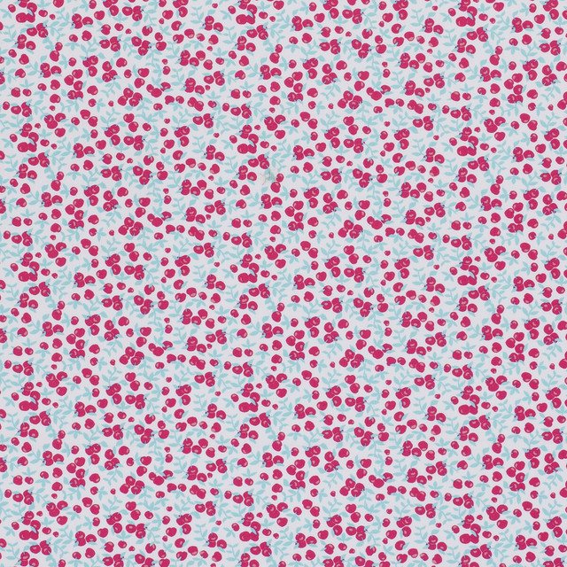 Cherry Tree Pink by Clarke And Clarke Designer Fabric CLARKE & CLARKE STORYBOOK COTTON - 100% India - Horizontal: 6.93 and Vertical: 4.13 54 - Swanky Fabrics -