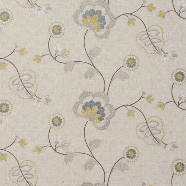 Chatsworth Acacia by Clarke And Clarke Designer Fabric CLARKE & CLARKE MANOR HOUSE VISCOSE - 34%;COTTON - 22%;LINEN - 22%;POLYESTER - 22% India - Horizontal: 25.59 and Vertical: 9.06 54 - Swanky Fabrics -