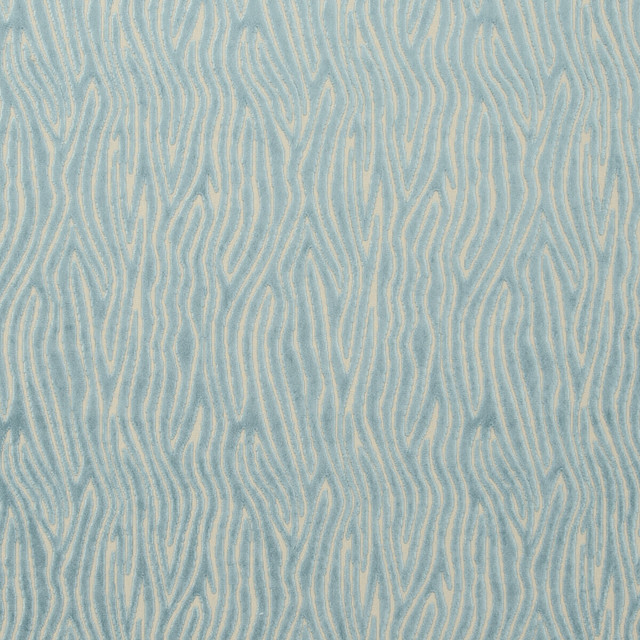 Onda Aqua by Clarke And Clarke Designer Fabric CLARKE & CLARKE DIMENSIONS VISCOSE - 52%;POLYESTER - 48% Turkey HEAVY Horizontal: 6.89 and Vertical: 12.2 54 - Swanky Fabrics -